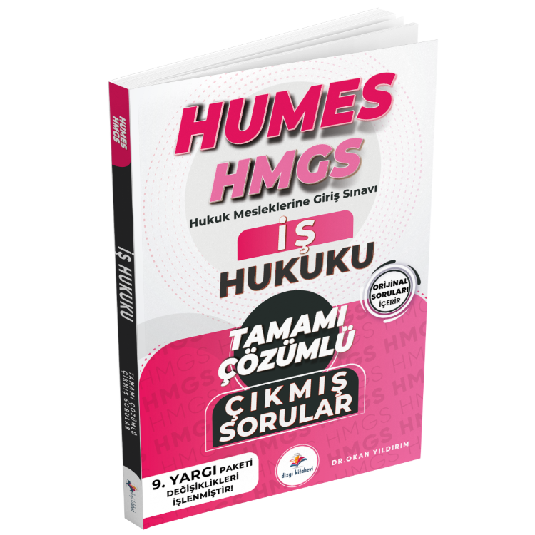 2026 Humes HMGS İş Hukuku Tamamı Çözümlü Orijinal Çıkmış Sorular Dizgi Kitap Yayınları