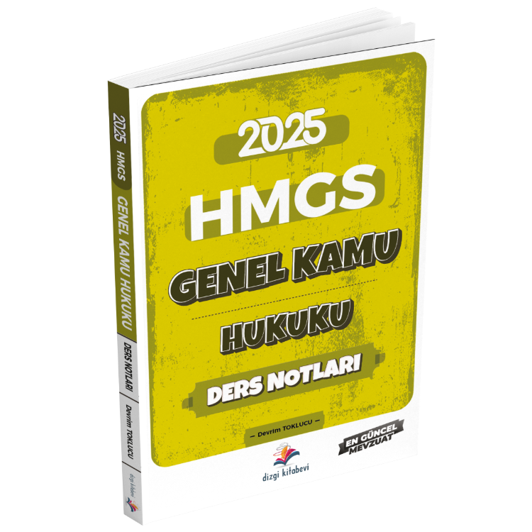 2025 HMGS Genel Kamu Hukuku Ders Notları Dizgi Kitap Yayınları