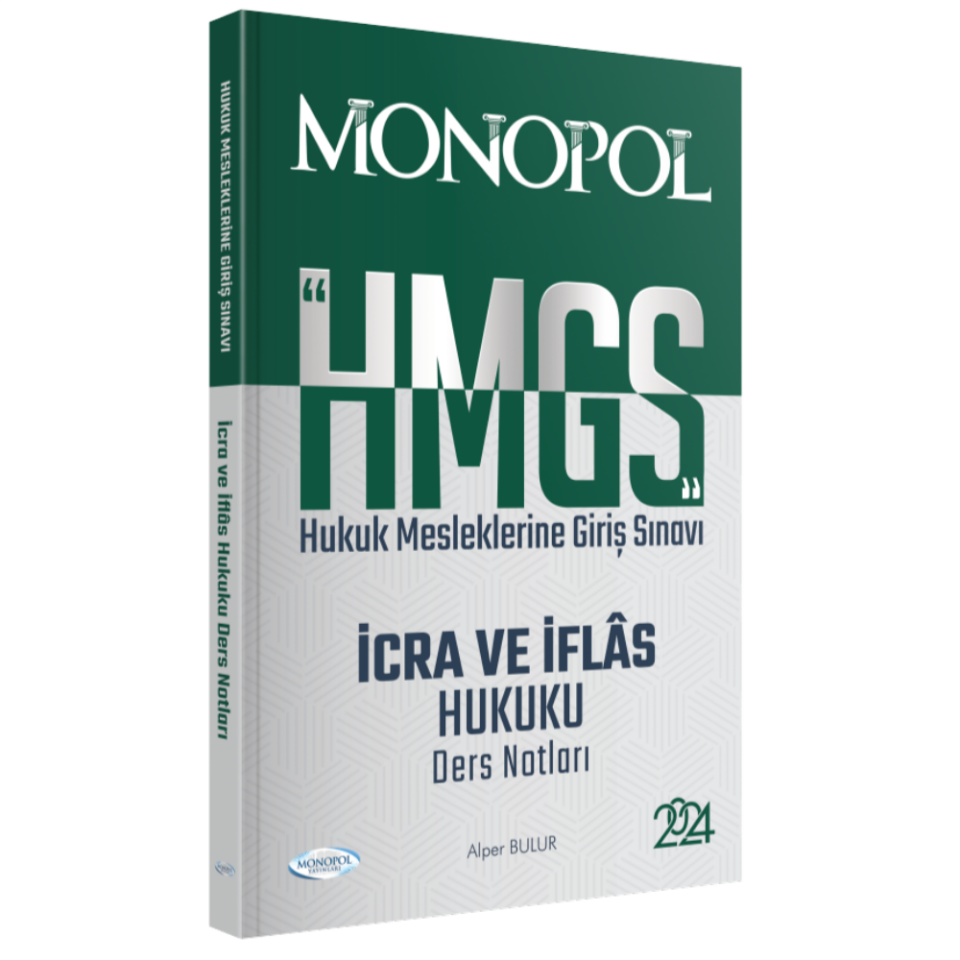 HMGS İcra ve İflas Hukuku Ders Notları Monopol Yayınları