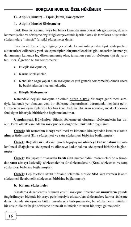 2024 Hakimlik Borçlar Hukuku Özel Hükümler Monopol Yayınları
