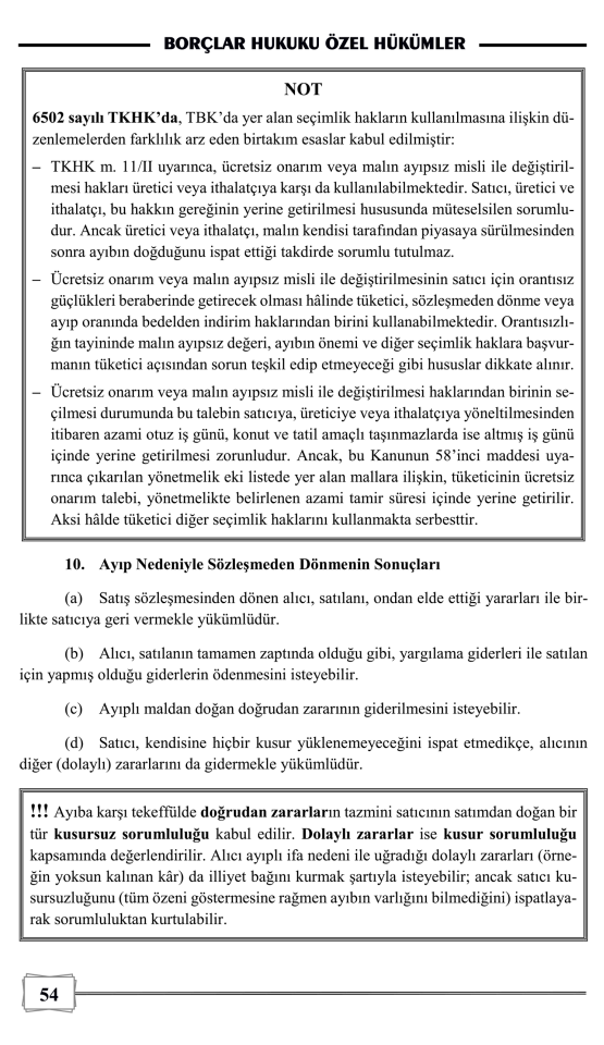 2024 Hakimlik Borçlar Hukuku Özel Hükümler Monopol Yayınları
