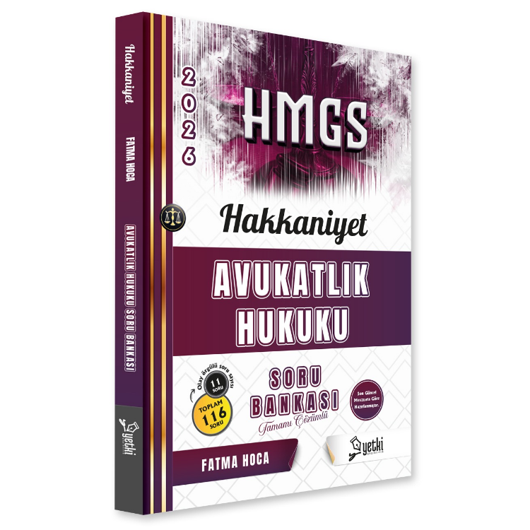 HAKKANİYET AVUKATLIK HUKUKU SORU BANKASI 2026