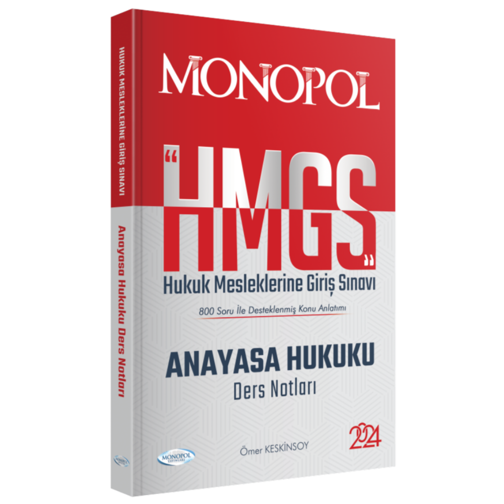 HMGS Anayasa Hukuku Ders Notları Monopol Yayınları