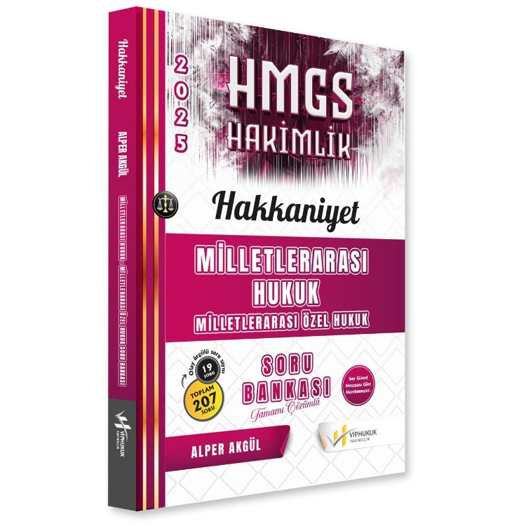 HAKKANİYET MİLLETLERARASI HUKUK SORU BANKASI 2025