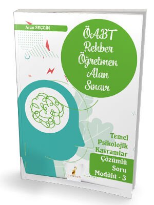 KPSS ÖABT Rehber Öğretmenliği Alan Sınavı Temel Psikolojik Kavramlar Çözümlü Soru Modülü 3  Pelikan Yayınevi