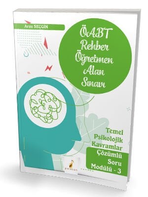 KPSS ÖABT Rehber Öğretmenliği Alan Sınavı Temel Psikolojik Kavramlar Çözümlü Soru Modülü 3  Pelikan Yayınevi