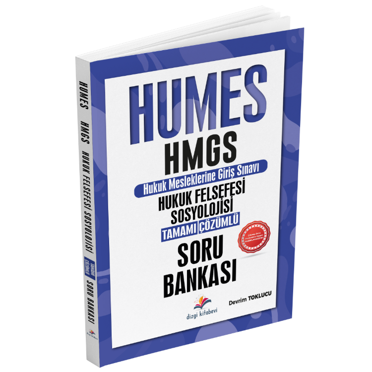2025 Humes HMGS Hukuk Felsefesi& Hukuk Sosyolojisi Tamamı Çözümlü Soru Bankası Dizgi Kitap Yayınları