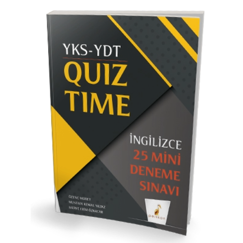 YKS YDT İngilizce Quiz Time 25 Mini Deneme Pelikan Yayınevi