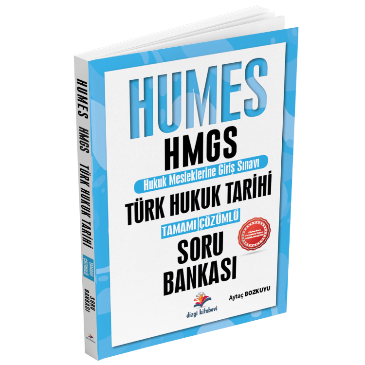 2025 Humes HMGS Türk Hukuk Tarihi Tamamı Çözümlü Soru Bankası Dizgi Kitap Yayınları