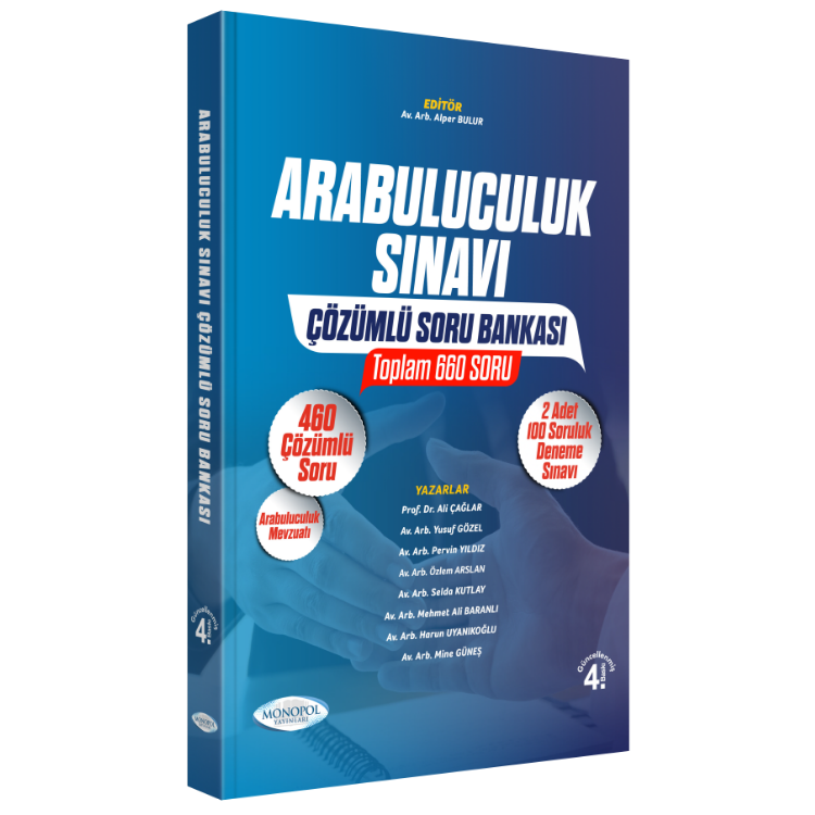 Arabuluculuk Sınavı Çözümlü Soru Bankası 4. Baskı Monopol Yayınları