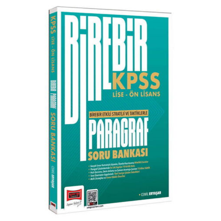 2026 Birebir KPSS Lise - Ön Lisans Paragraf Soru Bankası- Yargı Yayınları
