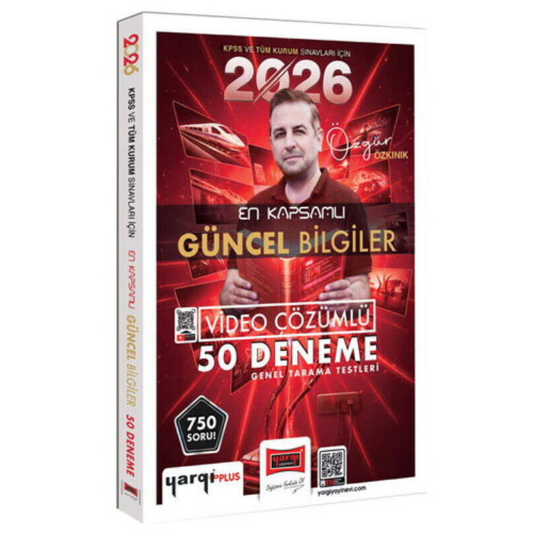 2026 KPSS ve Tüm Kurum Sınavları İçin En Kapsamlı Güncel Bilgiler 50 Deneme- Yargı Yayınları