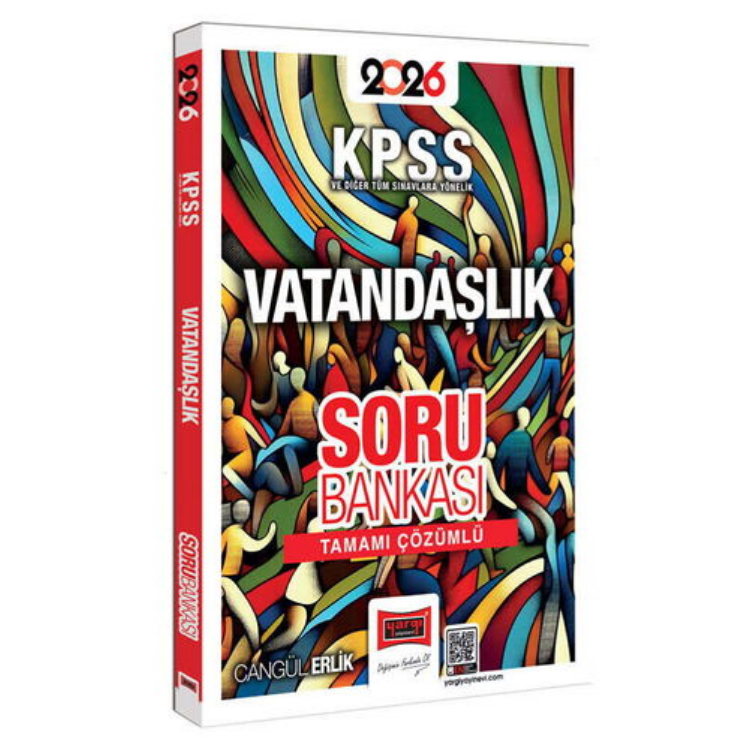 2026 KPSS ve Diğer Tüm Sınavlara Yönelik Tamamı Çözümlü Vatandaşlık Soru Bankası- Yargı Yayınları