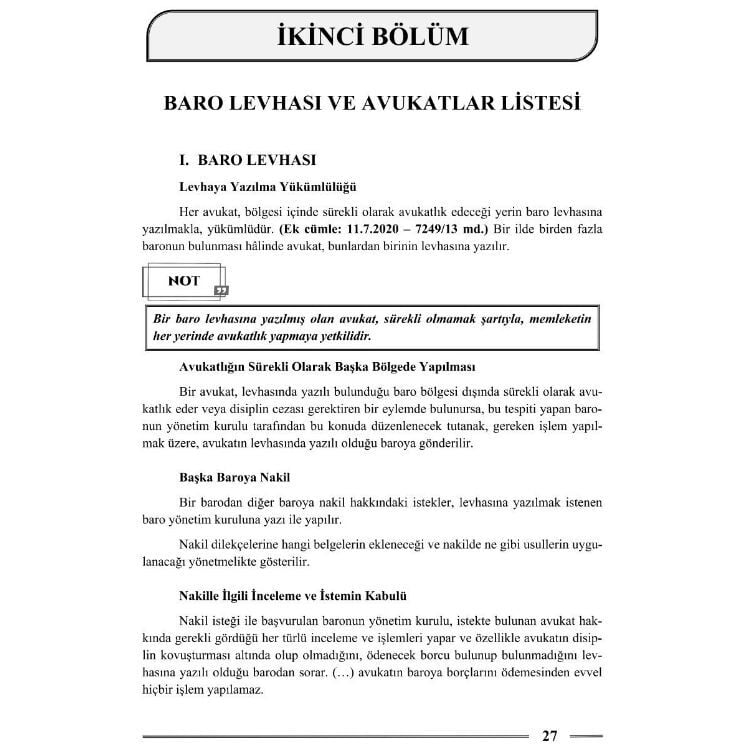 HMGS Avukatlık Hukuku Ders Notları  3. Baskı Monopol Yayınları