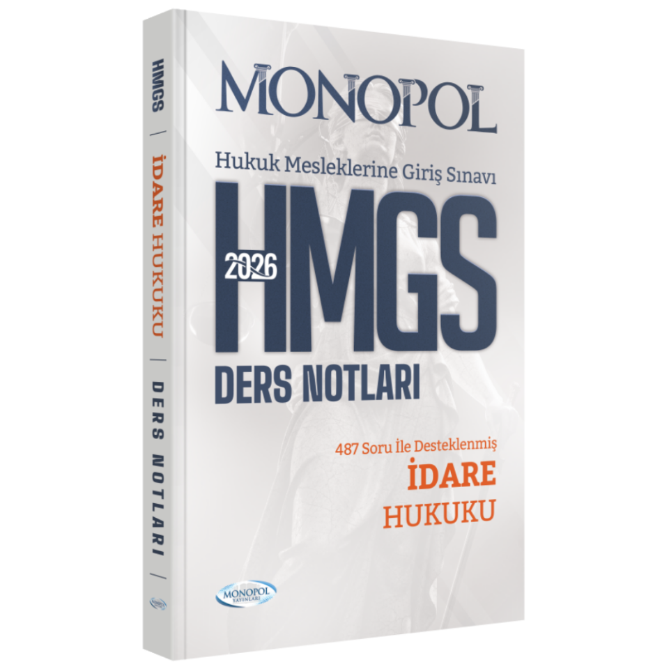 HMGS İdare Hukuku Ders Notları Monopol Yayınları