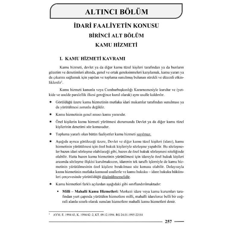 HMGS İdare Hukuku Ders Notları Monopol Yayınları