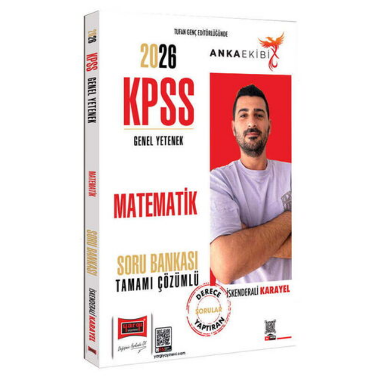2026 KPSS Anka Ekibi Genel Yetenek Tamamı Çözümlü Matematik Soru Bankası-Yargı Yayınları