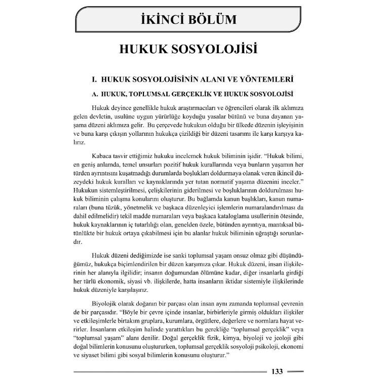 HMGS Hukuk Felsefesi ve Sosyolojisi Ders Notları  3. Baskı Monopol Yayınları