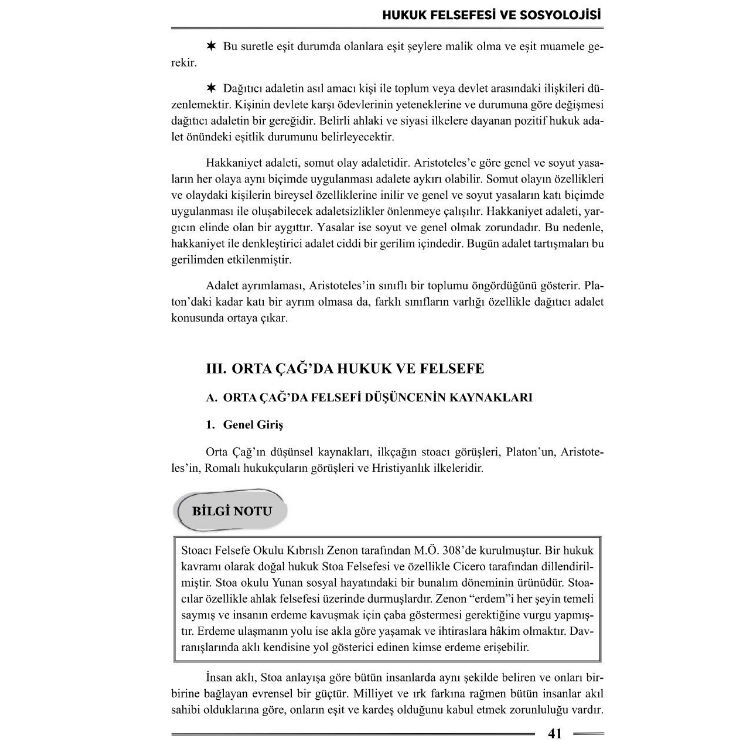 HMGS Hukuk Felsefesi ve Sosyolojisi Ders Notları  3. Baskı Monopol Yayınları