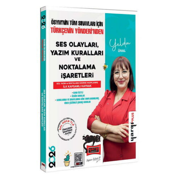 2026 ÖSYM'nin Tüm Sınavları İçin Ses Olayları Yazım Kuralları ve Noktalama İşaretleri-Yargı Yayınları