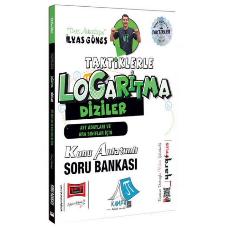 AYT Adayları ve Ara Sınıflar İçin Taktiklerle Logaritma Diziler Konu Anlatımlı Soru Bankası-Yargı Yayınları