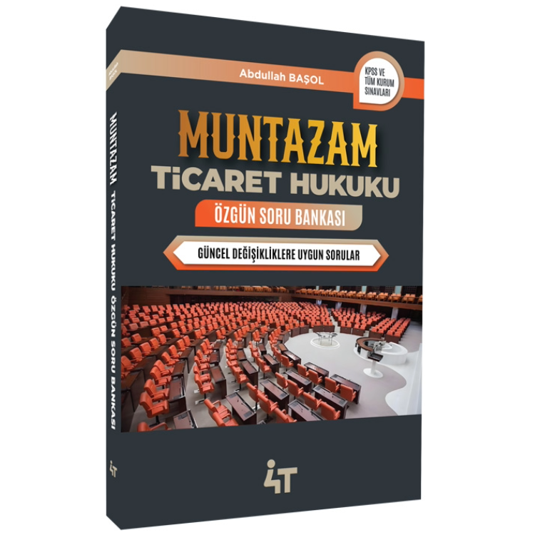 MUNTAZAM Ticaret Hukuku Özgün Soru Bankası 4T Yayınları