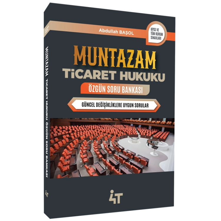 MUNTAZAM Ticaret Hukuku Özgün Soru Bankası 4T Yayınları