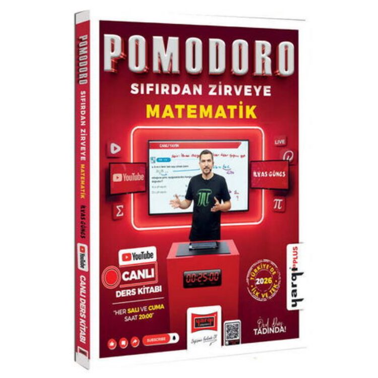 Pomodoro Sıfırdan Zirveye KPSS ALES DGS MEB-AGS TYT-AYT Matematik Canlı Ders Kitabı-Yargı Yayınları