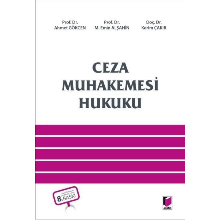 Ceza Muhakemesi Hukuku Adalet Yayınevi