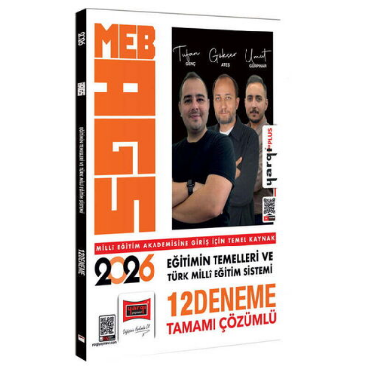 2026 MEB-AGS Eğitimin Temelleri ve Türk Milli Eğitim Sistemi Tamamı Çözümlü 12 Deneme-Yargı Yayınları
