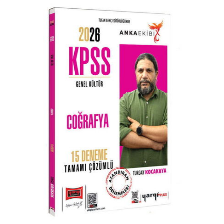 2026 KPSS Genel Kültür Anka Ekibi Tamamı Çözümlü Coğrafya 15 Deneme-Yargı Yayınları