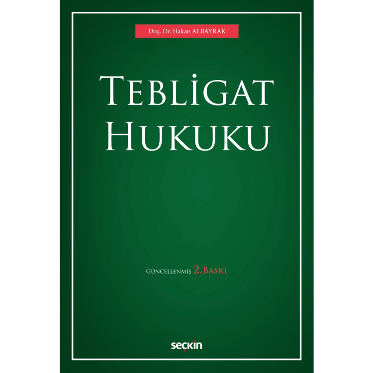 Tebligat Hukuku Seçkin Yayıncılık
