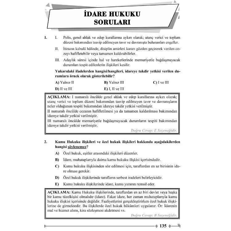 2025 KPSS Hukuk Çözümlü Soru Bankası 8. Baskı Monopol Yayınları