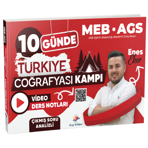 Meb Ags 10 Günde Türkiye Coğrafyası Kampı Video Ders Notları Enes Eker Dizgi Kitap Yayınları