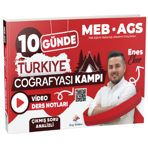 Meb Ags 10 Günde Türkiye Coğrafyası Kampı Video Ders Notları Enes Eker Dizgi Kitap Yayınları