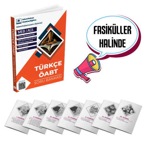 Adem Hakan Uzem 2025 Meb Ags ÖABT Türkçe  Öğretmenliği Soru Bankası Dizgi Kitap Yayınları
