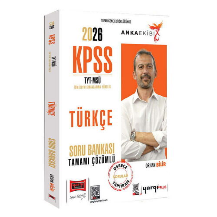 2026 KPSS TYT MSÜ Anka Ekibi Tamamı Çözümlü Türkçe Soru Bankası (Orhan Bilir)-Yargı Yayınları