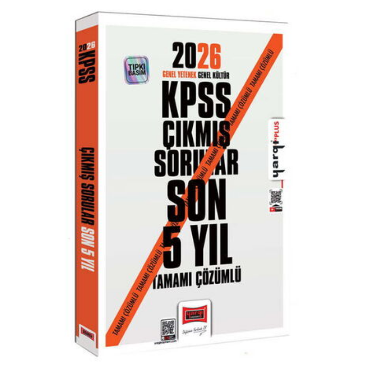 2026 KPSS GK-GY Tüm Dersler Tamamı Çözümlü Son 5 Yıl Çıkmış Sorular-Yargı Yayınları