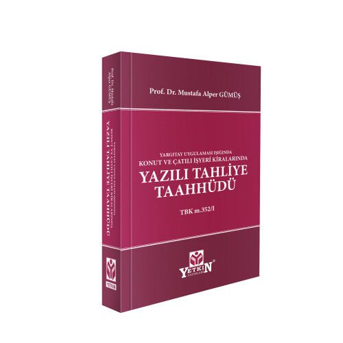 Yazılı Tahliye Taahhüdü Yetkin Yayınları