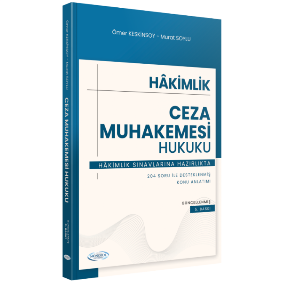 Ceza Muhakemesi Hukuku 5. Baskı Monopol Yayınları