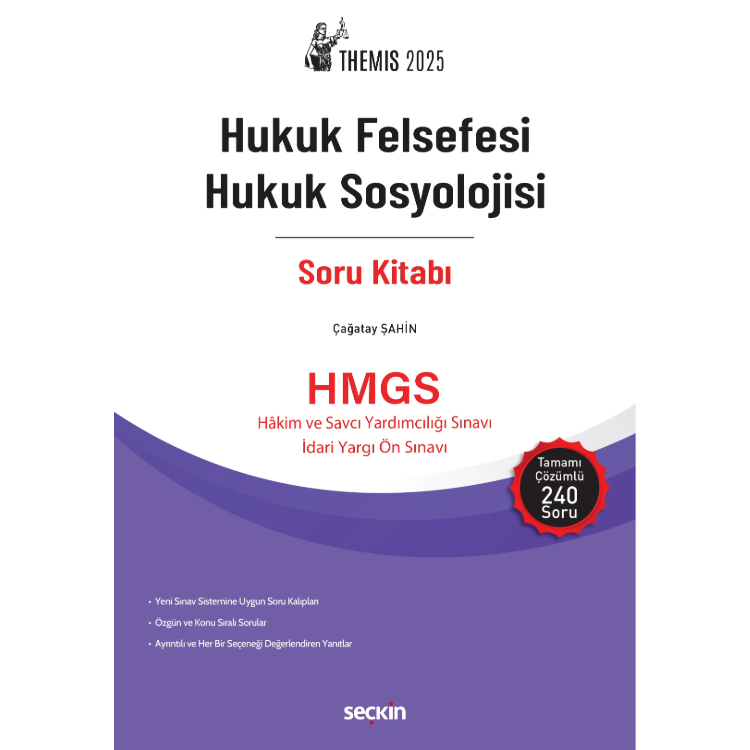 THEMIS – Hukuk Felsefesi Hukuk Sosyolojisi Soru Kitabı Seçkin Yayıncılık