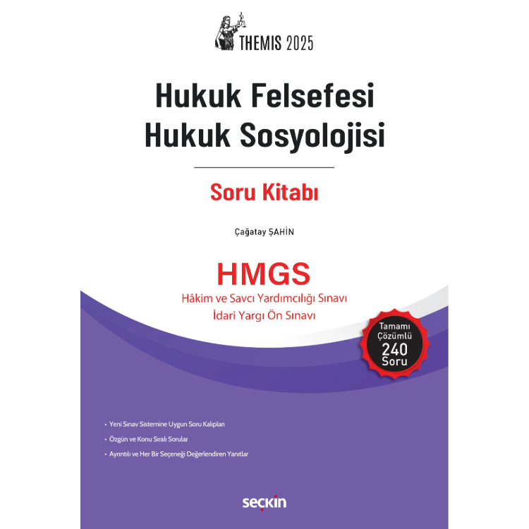 THEMIS – Hukuk Felsefesi Hukuk Sosyolojisi Soru Kitabı Seçkin Yayıncılık