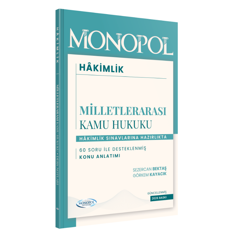 Milletlerarası Kamu Hukuku Ders Notları Monopol Yayınları