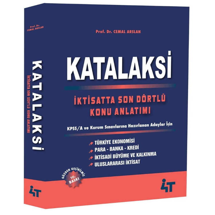 KATALAKSİ İktisatta Son Beşli Konu Anlatımlı - Cemal Arslan 10.Baskı 4T Yayınları