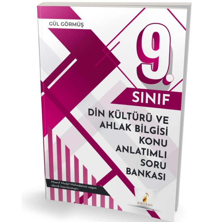 9. Sınıf Din Kültürü ve Ahlak Bilgisi Konu Anlatımlı Soru Bankası Pelikan Yayınevi