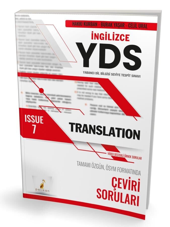 YDS İngilizce Translation Issue 7  Pelikan Yayınevi