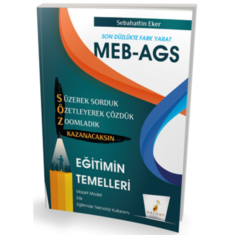 MEB - AGS Hazırlık Eğitimin Temelleri Söz Kazanacaksın Soru Bankası Pelikan Yayınevi