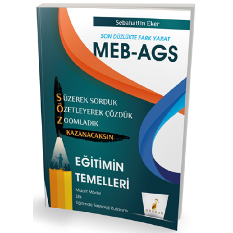 MEB - AGS Hazırlık Eğitimin Temelleri Söz Kazanacaksın Soru Bankası Pelikan Yayınevi