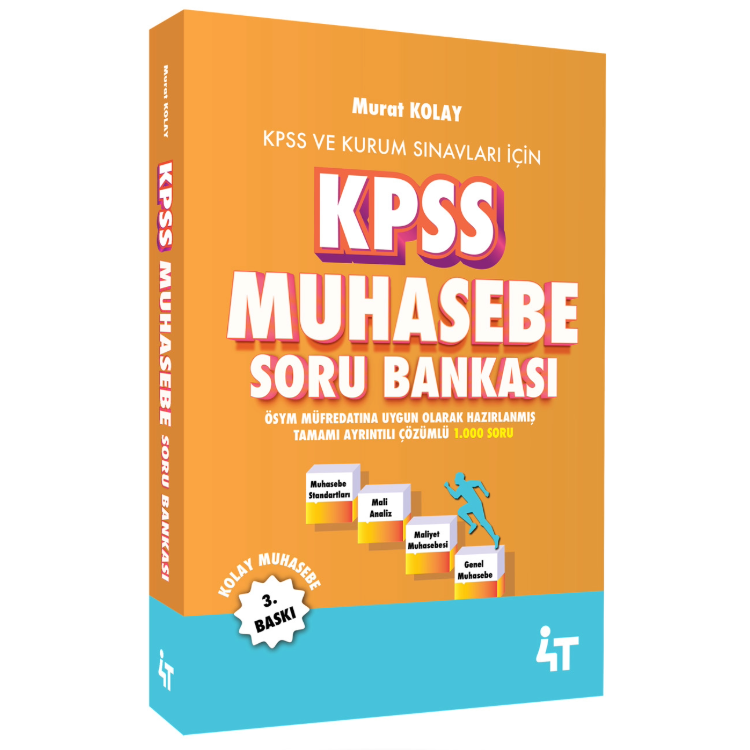 Kpss Muhasebe Soru Bankası 3. Baskı 4T Yayınevi
