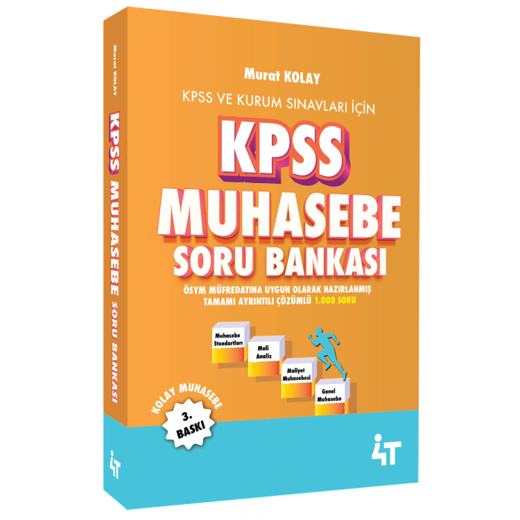 Kpss Muhasebe Soru Bankası 3. Baskı 4T Yayınevi